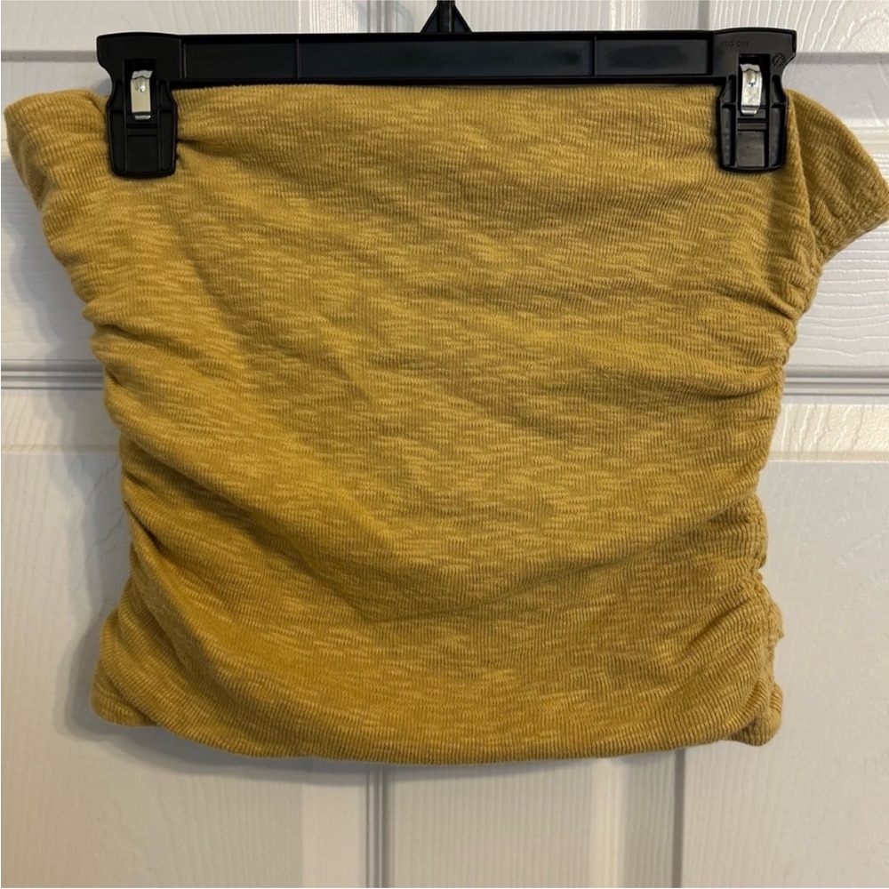 Free People- Boulevard Ruched Tube Top (XL) - Picture 6 of 8